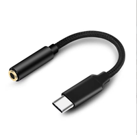 CÂBLE ADAPTATEUR USB TYPE C vers 3.5 STÉRÉO FEMELLE AVEC CHIPSET 20CM