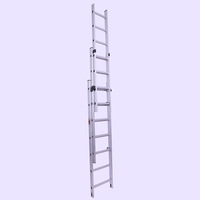 Toit en aluminium Échelles debout Libre arbre échelle d'extension en aluminium pliable échelle de grenier