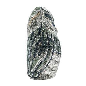 กระเป๋าคลัทช์คริสตัลรูปนกฮูก 3 มิติ ประดับลูกปัดและเพชรเทียม สำหรับงานกลางคืน พร้อมสายสะพายโซ่ ระยิบระยับ เหมาะสำหรับออกงานกลางคืน - Product Image 5