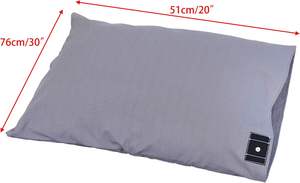 95% 5% di cotone organico in fibra d'argento tessuto per terapia del terreno federa antibatterica antistatica allevia la fatica - Product Image 2