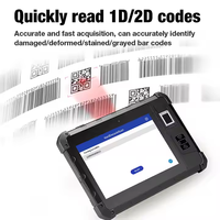 1920*1200 HD pantalla UHF RFID lector de huellas dactilares Industrial 4G Lte Android 11,0 8 pulgadas Tablet PC resistente con escáner de código de barras 2D