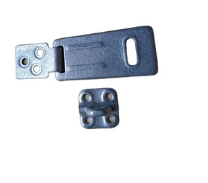 High Security Metal Steel Stamping Punching Cutting Hardware Customized 3 4 5 inch European Padlock Hasp Door Lock Gate Latch
