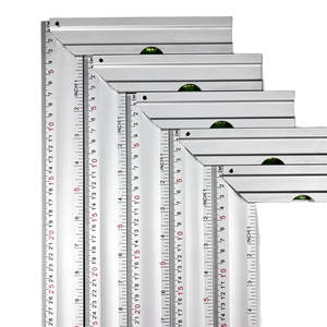 DEWEN Righello a <span class=keywords><strong>L</strong></span> in Lega di Alluminio 20cm/30cm, Strumento di Misurazione per Falegnameria, Precisione 0.01mm, Arancione/Giallo - Product Image 4