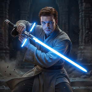 <span class=keywords><strong>Sabre</strong></span> <span class=keywords><strong>laser</strong></span> Nexussabers <span class=keywords><strong>Cal</strong></span> Kestis Crossguard à changement de couleur infini, poignée métallique, mouvement fluide, <span class=keywords><strong>sabre</strong></span> croisé pour cosplay et jouet de film - Product Image 2