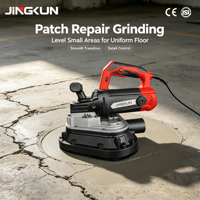 Ponceuse de sol portative à trois roues JINGKUN Modèle JK3W – Machine de polissage d'angle haute vitesse pour chantier, qualité certifiée
