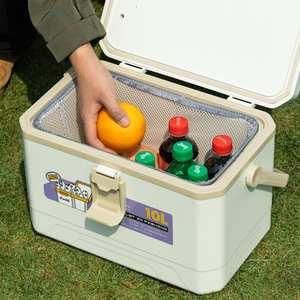 Insulated <b>Cooler</b> <b>Box</b> 10L Portable For Outdoor Camping Picnics Food Delivery - Product Image 1