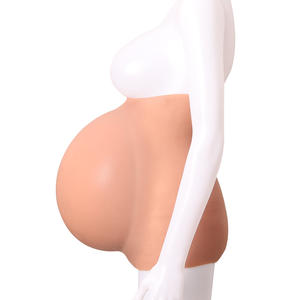 Fausse <span class=keywords><strong>grossesse</strong></span> gonflable 6-<span class=keywords><strong>9</strong></span> <span class=keywords><strong>mois</strong></span>, ventre <span class=keywords><strong>de</strong></span> <span class=keywords><strong>grossesse</strong></span> factice en silicone, accessoires <span class=keywords><strong>de</strong></span> costume pour travestis, cosplay, acteur - Product Image 4