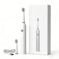 Cepillo de Dientes Eléctrico Recargable a Prueba de Agua IPX7 Personalizado, Temporizador de 30 Segundos, Múltiples Modos, Diseño Moderno, Cepillo Dental Inteligente