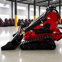 Mini-chargeuse compacte Kubota Diesel sur chenilles, modèle Stand-on, certifiée CE EPA EURO5