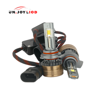 Ampoule de phare LED haute performance 9012 100W anti-éblouissement résistante aux vibrations lumière blanche froide pour la conduite