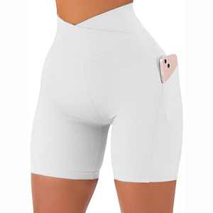 Ropa – Leggings personnalisés pour femmes, Logo imprimé 3D, Nylon côtelé, Spandex, <span class=keywords><strong>short</strong></span> de motard pour femmes - Product Image 2