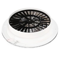 Diffuseur d'air circulaire ABS épaissi diffuseur rond pour système HVAC sortie d'air sortie d'air rotative