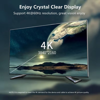 Convertisseur Offre Spéciale Micro-HDMI Micro HDMI (Type-D) vers HDMI (Type-A) Adaptateur convertisseur femelle 4K 60Hz