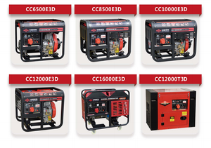 高品質チャンチャイ12kwディーゼルエンジン オープンフレーム静音型50/60Hz発電機 - Product Image 3