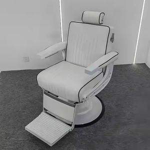 Silla de Barbero Hidráulica Moderna y Resistente para Salón de Belleza, Color Blanco, para Hombres, 2025 - Product Image 5