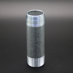 Đầu Nối Hai Đầu Không Hàn Mạ Kẽm Bằng Thép Cacbon <span class=keywords><strong>ASTM</strong></span> <span class=keywords><strong>A733</strong></span> NPT Núm Vú Ống Ren Đôi Núm Vú - Product Image 3