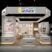 Système de stand modulaire en tissu tendu 20-20 pour salons professionnels, stands d'exposition et stands événementiels
