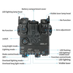 Laser tactique vert clair <span class=keywords><strong>Dbal</strong></span> A2 accessoires de visée équipement de chasse en plein air adapté pour 21mm - Product Image 5