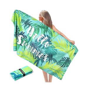 Quick-Dry Eco-Friendly <b>Microfiber</b> <b>Towel</b> Custom Logo Hot Selling Quick Dry <b>Microfiber</b> <b>Beach</b> <b>Towels</b> for Swimming Bath - Product Image 1
