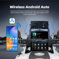 Navigation pour moto de 6 pouces, sans fil, CarPlay, Android Auto, avec TPMS, écran tactile étanche IP67, BT5.0, démontage rapide