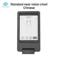 Tableau de vision LED rechargeable double face en gros pour équipement d'optométrie