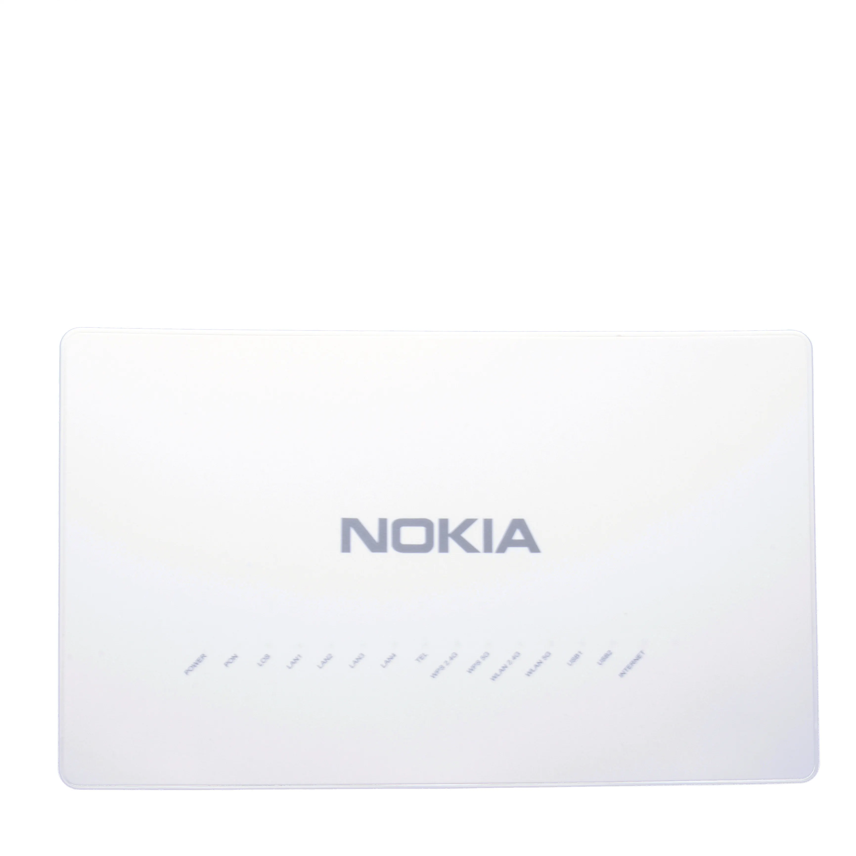 En iyi fiyat Nokia G-140W-C 4GE FTTH optik modem çift bantlı Onu WIFI Fiber optik yönlendirici 2.4G/5G 140w-c GPON ONT Modem
