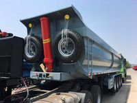Camion à benne basculante robuste à trois essieux 100T personnalisable fabriqué en Chine-Transport spécial