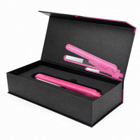 Boîtes d'emballage de luxe personnalisées pour lisseur de cheveux, coffret cadeau fer plat avec fermeture magnétique, céramique tourmaline, marque de beauté