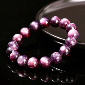 JD Natural <strong>Unique</strong> 5A Purple Lepidolite Classic Unisex Bracelet Stone Beads Soothing Amulet Stunning Lilac Hue <strong>Jewelry</strong> - Product Image 2