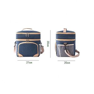 Sac à déjeuner personnalisé 2024, sac isotherme imperméable à double couche pour homme et femme, à usage extérieur, sec et humide - Product Image 2
