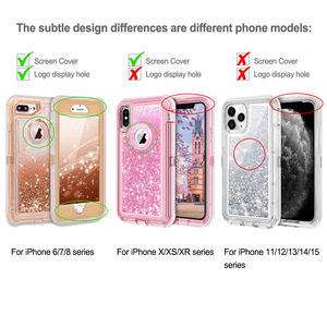 NUEVA Funda Protectora Resistente Blingbling Liquid Quicksand Defender para <span class=keywords><strong>iPhone</strong></span> <span class=keywords><strong>12</strong></span> 13 Mini <span class=keywords><strong>11</strong></span> 14 15 16 <span class=keywords><strong>Pro</strong></span> Max 6 7 8 Plus XS XR SE2 - Product Image 5