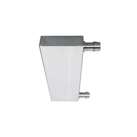 Bloc de refroidissement liquide en aluminium 40*120*12mm, compatible avec les équipements médicaux, plaque de dissipateur thermique pour refroidissement par eau, boîtiers d'ordinateur