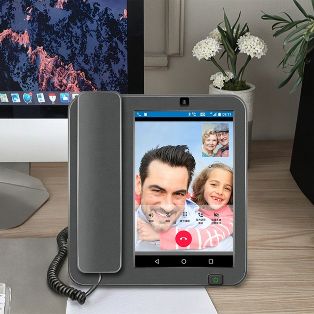 Healthcare 8 Inch Tablet 4G VoLTE Touch Screen WiFi Android 10 Smart Video Desktop Telephone Fixed Wireless Phone
