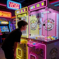 Vente en gros de machines de jeux à pièces pour parc d'attractions Toy Clip Prize Game Machine