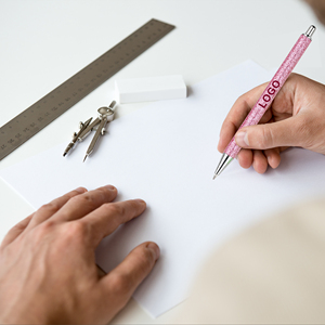 Regalos de Boda, Bolígrafos Retráctiles con Tinta Brillante de Color Brillante, Resina Epoxi Pre-Brillante, con Logotipo - Product Image 6