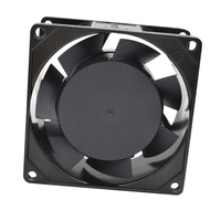 Ventilateur axial électrique AC 80x80x38mm 110-220V avec roulement à billes, durée de vie de 70 000 heures, pales en plastique, certifié CE, ventilateur d'extraction OEM/ODM