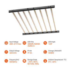 Lámpara de Cultivo LED de Espectro Completo Trilite de 1000w, Plegable, de Aluminio, para Jardín Interior Hidropónico e Invernadero, Venta al Por Mayor - Product Image 4