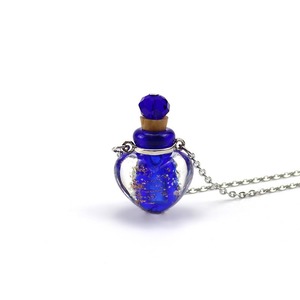 Collier en verre en forme de cœur pour huiles essentielles, diffuseur de parfum lumineux, pendentif d'aromathérapie - Product Image 4