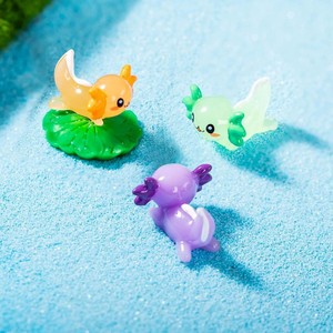 CHENXI resina Axolotl adornos pecera paisaje decoraciones DIY Animal Mini figuritas decoración llavero juguete - Product Image 3