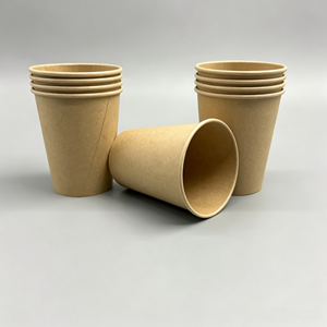 Gobelet en papier kraft écologique jetable, revêtement PE, dimensions personnalisées, impression 0-8 couleurs pour emballage de café, thé, lait et autres boissons - Product Image 4