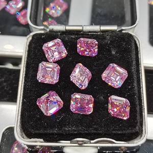 オシャレ形状モアッサナイト合成ダイヤモンド0.8ct 1.5ct 2カラットアッシャーカットピンクモアッサナイト証明書付き - Product Image 4