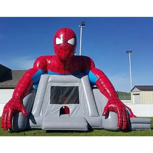 Adult commercial blow up rental Spider gonflables inflatable castle jumping combo bounce house