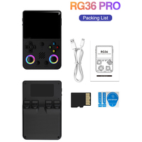 Consola de Videojuegos Portátil RG36 PRO, Pantalla de 3.5 Pulgadas, Juegos Clásicos Retro, Doble Joystick 3D, Regalo para Niños
