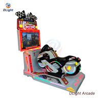 Simulateur de course de moto Road Rider, machine de jeu d'arcade à monnayeur, action haute vitesse pour centre commercial, salle de jeux, FEC