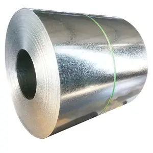 Bobina de acero DX51D Z180, lámina de acero con recubrimiento de Zinc, bobina de acero galvanizado