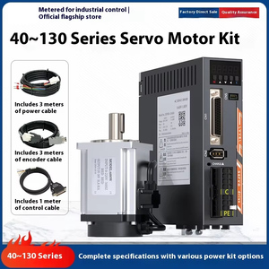 Hiệu suất cao <span class=keywords><strong>220V</strong></span> <span class=keywords><strong>AC</strong></span> <span class=keywords><strong>servo</strong></span> điều khiển động cơ Kit 400W-1000W 20N. M 5.4A mô-men xoắn không đổi 3000rpm ổ đĩa động cơ - Product Image 2