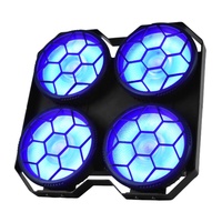 Nouveau projecteur blanc froid avec éclairage auxiliaire RGB 5050 DJ 200 COB 4 yeux LED Blinder Stage Par Lights