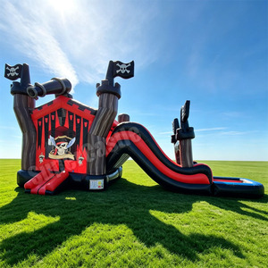 <span class=keywords><strong>Château</strong></span> Gonflable Pirate <span class=keywords><strong>Fort</strong></span> Combo en PVC pour Fêtes et Événements Extérieurs – Idéal pour la Location - Product Image 1