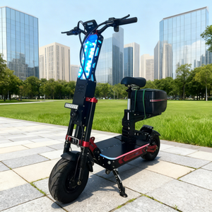 80-300KM Long Range 13inch 14inch Off Road <b>72v</b> Dual Motor 40ah 80ah 100ah Lithium <b>Battery</b> Adult Foldable Scooter - Product Image 1
