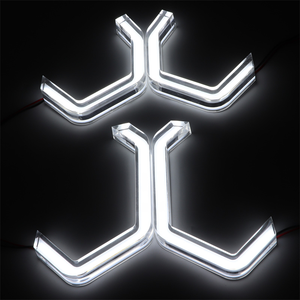 Nouveau concept, <span class=keywords><strong>phare</strong></span> à LED <span class=keywords><strong>Angel</strong></span> Eye en cristal, usage général pour <span class=keywords><strong>BMW</strong></span> E90 E92 E60 E87 X3 F30 F35, température de couleur 6000k - Product Image 4